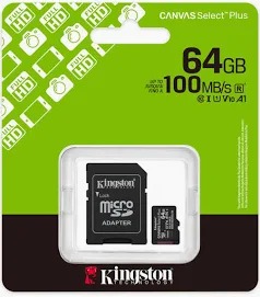 CARTAO DE MEMORIA 64GB - MICRO SD KINGSTON