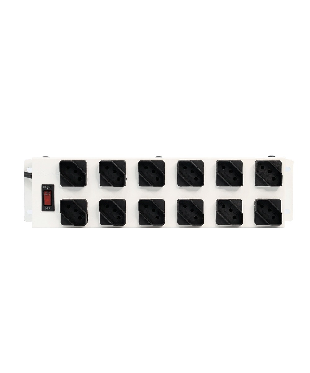 FILTRO DE LINHA 12 TOMADAS IPEC METALICO 1,10MT