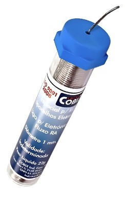 ESTANHO - SOLDA EM FIO TUBET 25 GMS