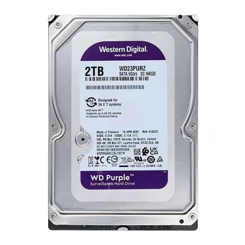 HD 2TB WESTERN DIGITAL PURPLE