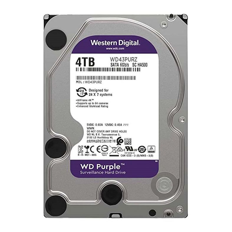 HD 4TB WESTERN DIGITAL PURPLE