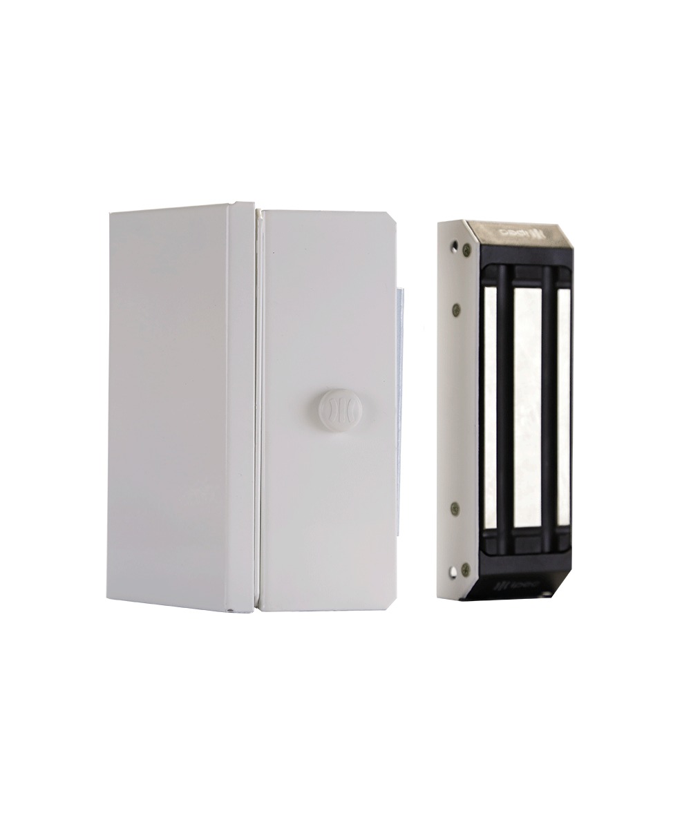 FECHADURA MAGNETICA ELETROIMA IPEC M150 ECO BRANCO