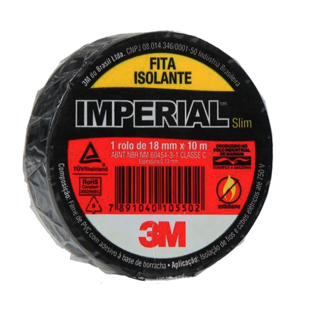 FITA ISOLANTE 3M IMPERIAL 10 MTS