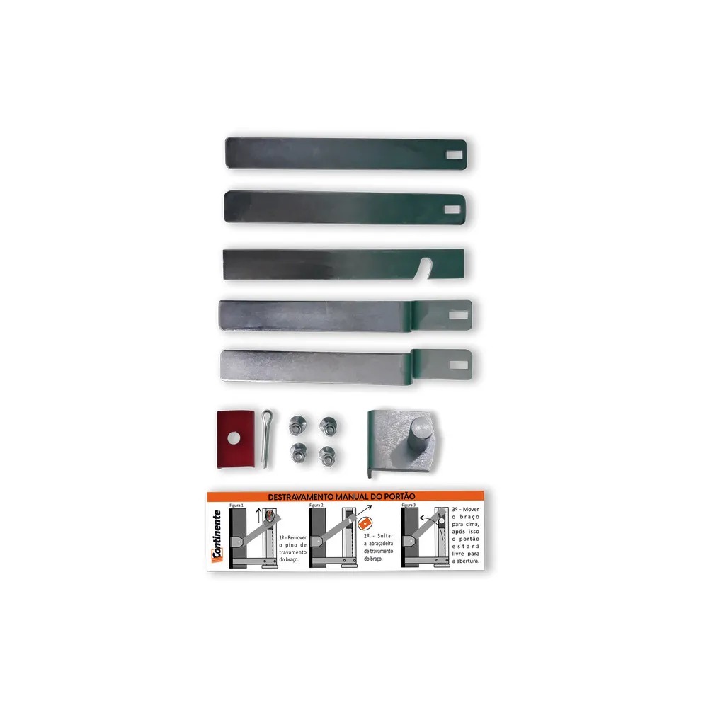 KIT INSTALACAO CALHA BASCULANTE 1,5MT