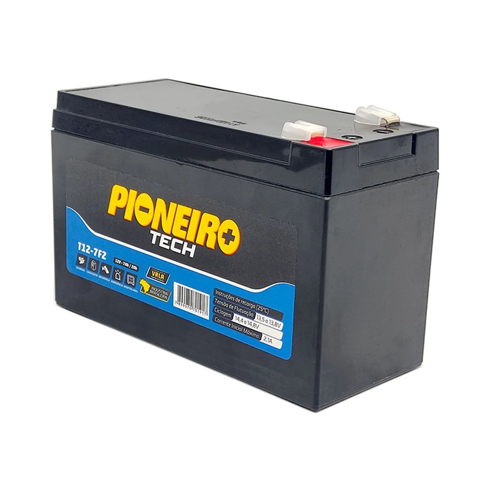 BATERIA 12V 7A PIONEIRO P/ NOBREAK