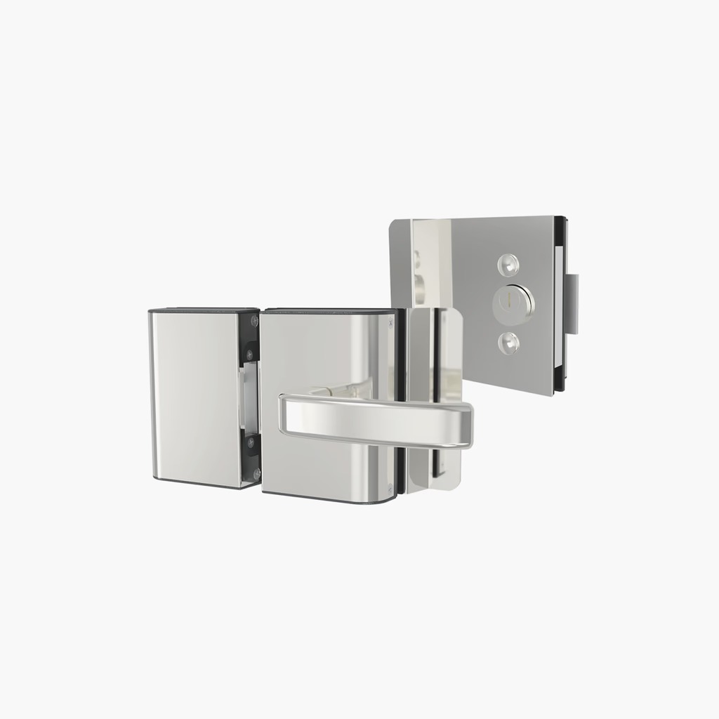 FECHADURA PORTA DE VIDRO AGL PV200F1E