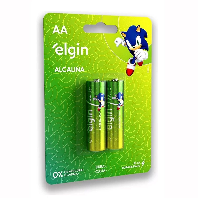 PILHA AA ELGIN ALCALINA (CARTELA C/2)