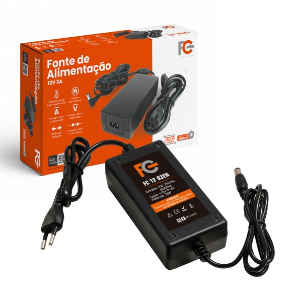 FONTE 12V 03A DESKTOP FC