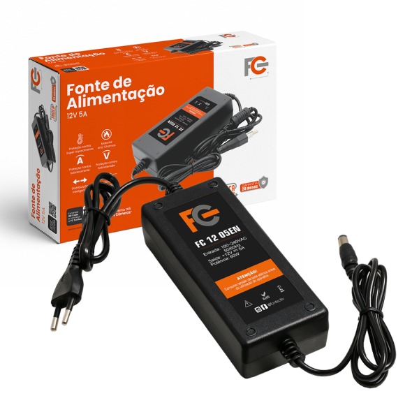 FONTE 12V 05A DESKTOP FC