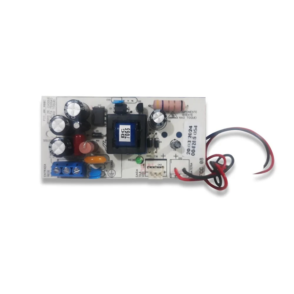 PLACA FONTE 1A CONTINENTE - PCI MONTADO FCC08 12V