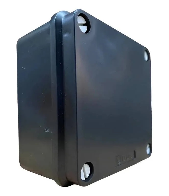 CAIXA HERMETICA BLINDADA IP65 DDG 104X104X5 PRETO