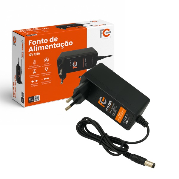 FONTE 12V 2,5A DESKTOP FC