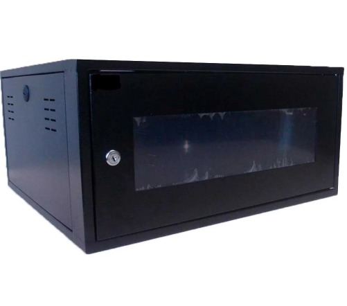 RACK 5U X 470MM GFORCE COM VISOR ACRILICO PRETO A:250 X L:500 X P:470