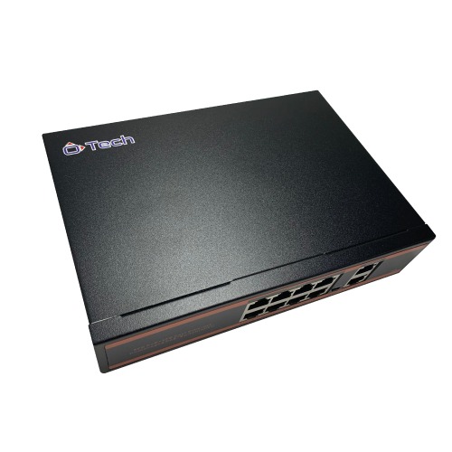 SWITCH POE OTECH HOE3038 10 PORTAS (08 POE + 2 UPLINK)