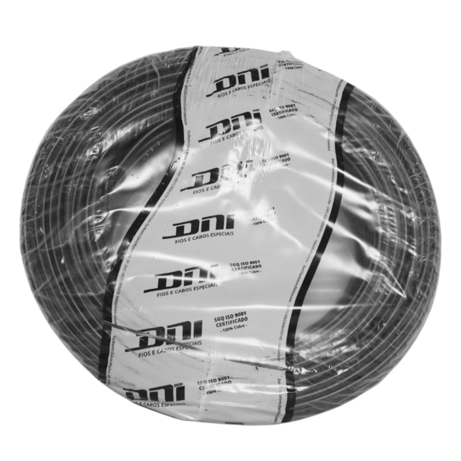CABO DE ALTA ISOLACAO DNI 5MM 22 AWG PRETO (ROLO C/050 MTS)