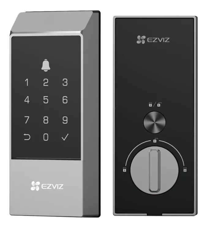 FECHADURA INTELIGENTE EZVIZ CS-DL04-R100-WP-GR(M)