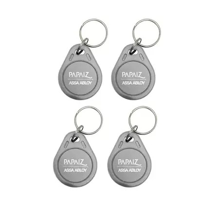 CHAVEIRO RFID 13.56MHZ CINZA - PAPAIZ