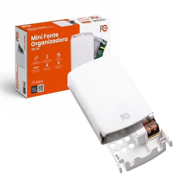 MINI FONTE ORGANIZADORA EXT 12V 02A DESKTOP FC