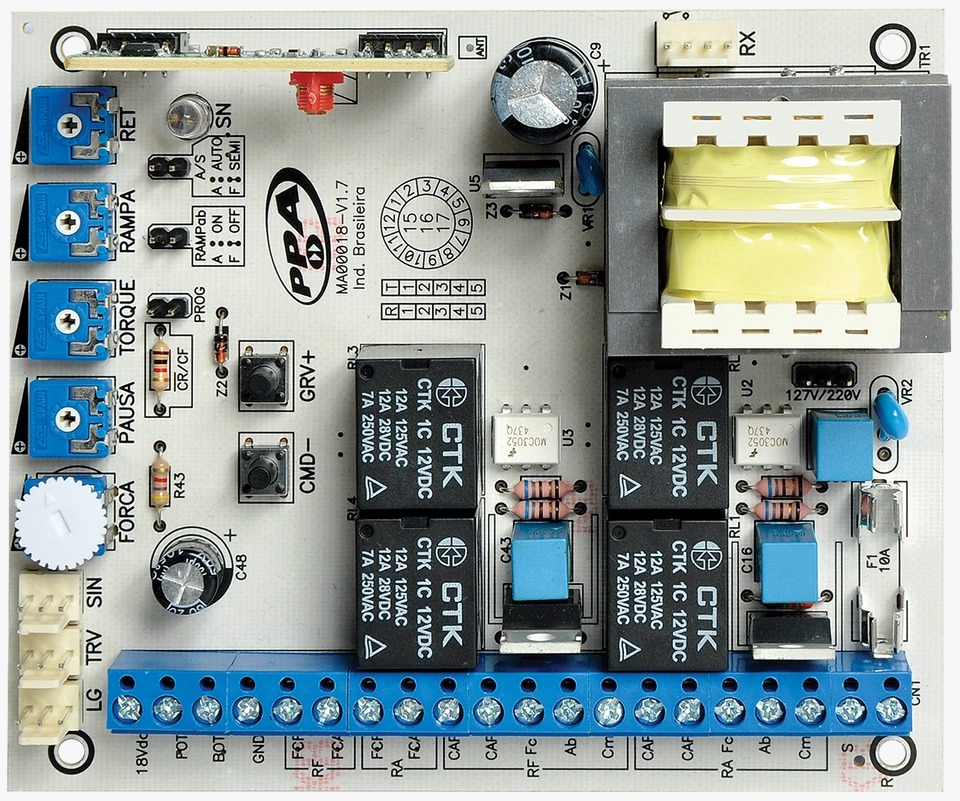 PLACA DE COMANDO PPA DUPLA 5T 60HZ