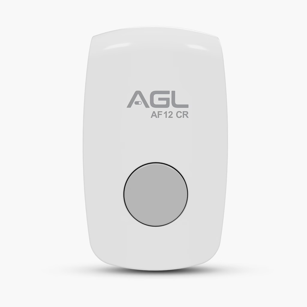 BOTOEIRA COM RECEPTOR 433MHZ AF12 1A AGL BRANCA