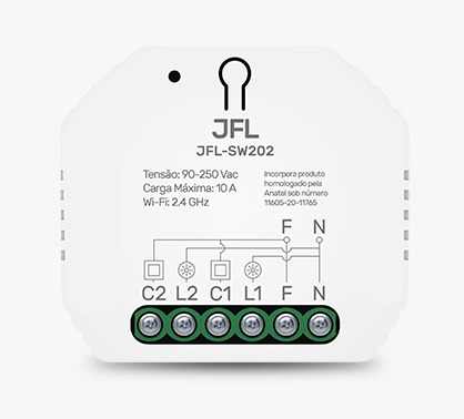 CONTROLADOR INTELIGENTE JFL WIFI SW202