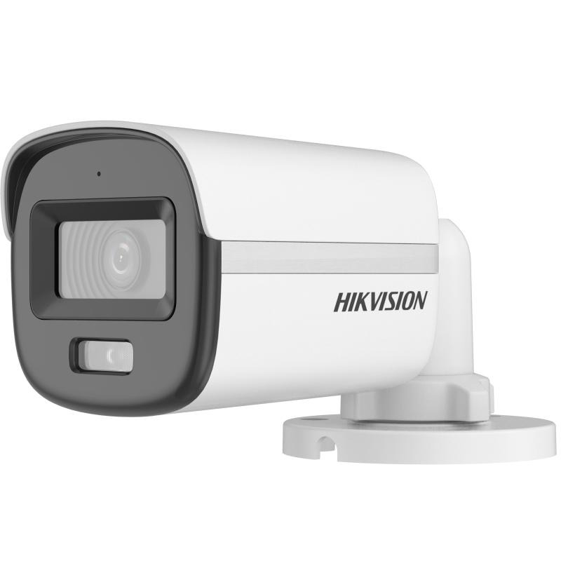 CAMERA HIKVISION 2MP COLORVU BULLET IR 20M L2,8MM DS-2CE10DF0T-LPFS C/MIC
