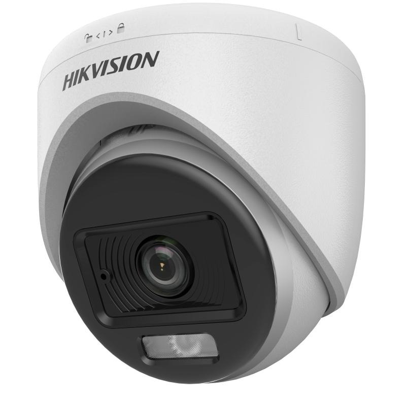 CAMERA HIKVISION 2MP COLORVU DOME IR 20M L2,8MM DS-2CE70DF0T-LPFS C/MIC